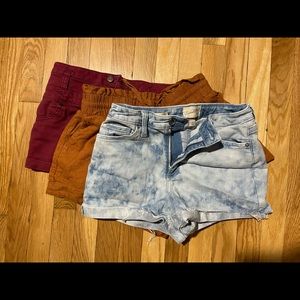 High Waist Shorts bundle